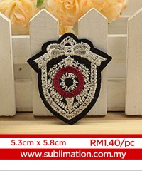 068 Embroidery Sticker